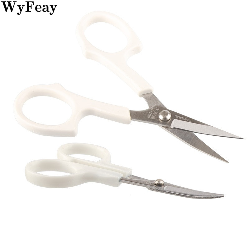 Извити ножици Бродерия за ръкоделие Рязане Head Up Scissor за плат Кръст бод Шивашки ножици Инструменти за шевни ножици