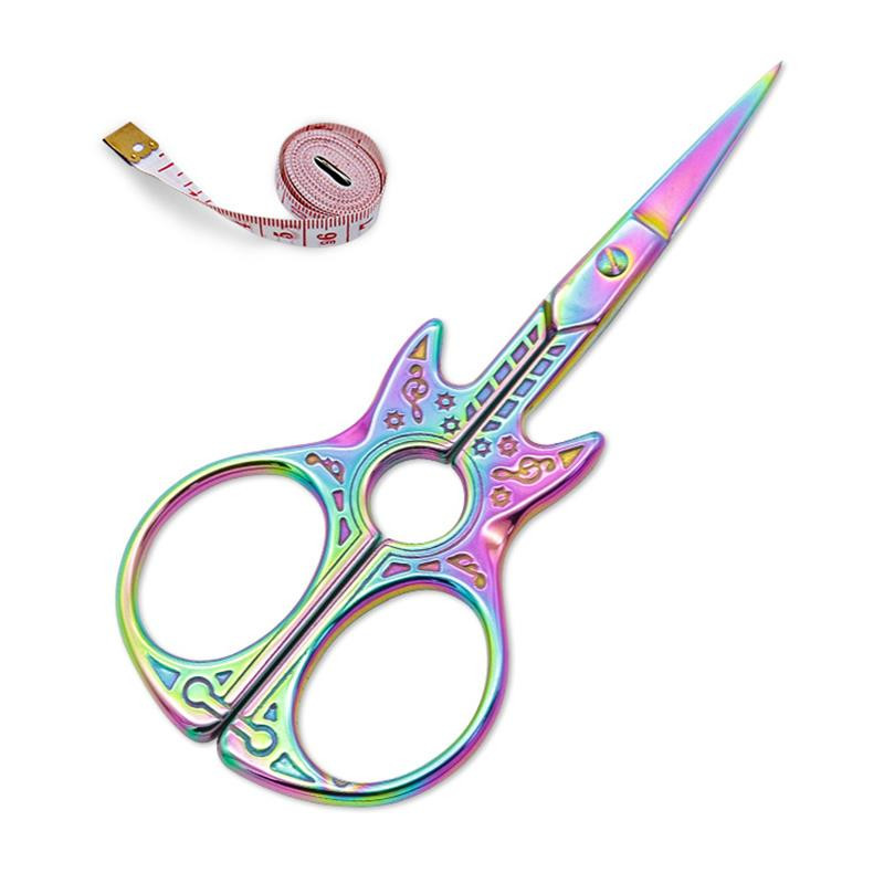 Unelte de cusut Accesorii Vintage Craft Cusut Foarfece de croitorie Chitara Model Foarfece de cusut pentru cusut si acut