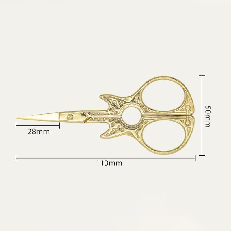 Unelte de cusut Accesorii Vintage Craft Cusut Foarfece de croitorie Chitara Model Foarfece de cusut pentru cusut si acut