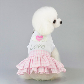 Καλοκαιρινά ρούχα για σκύλους Φορέματα σκυλιών Πολυτελή ρούχα για σκύλους Ρούχα για κατοικίδια Ρούχα για σκύλους Φούστα για σκύλους Ρούχα για κουτάβι Μικρή στολή για σκύλους