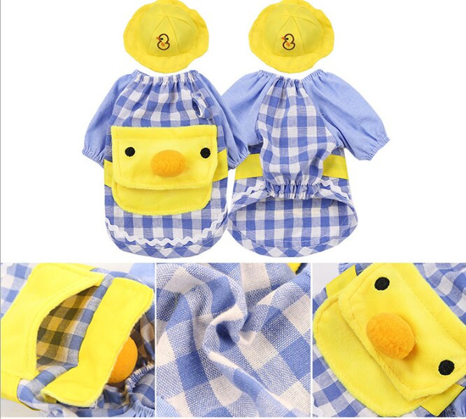 Haine pentru animale de companie Haine pentru câini din desene animate rucsac din desene animate cu rață galbenă haine pentru animale de companie articole pentru haine pentru pisici