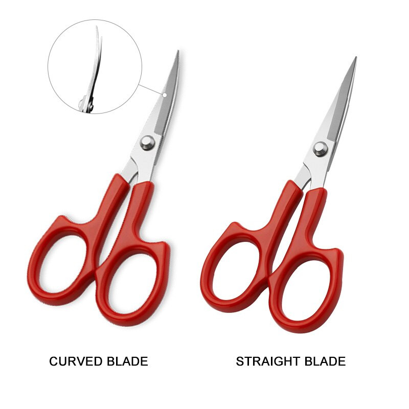 Foarfece de cusut pentru tăiere din oțel inoxidabil Foarfece pentru broderie cu punct de cruce Foarfece de croitorie cu fir U pentru țesături, bricolaj, instrumente