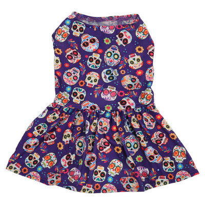 Priedušné halloweenske šaty pre psov, párty a šteniatka