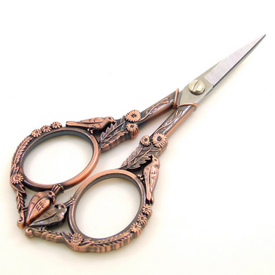 Foarfece de epocă Ațe de cusut țesătură Broderie Acești Artizanat antic Retro Cusătură în cruce Croitor Accesorii pentru ață de foarfecă