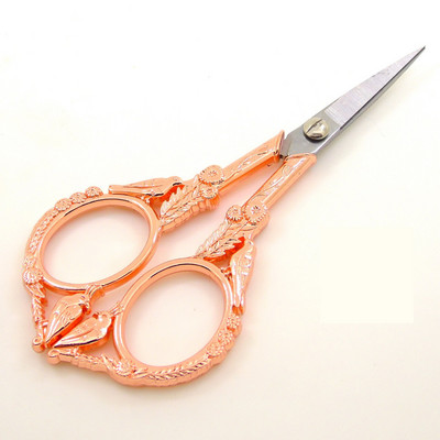 Foarfece de epocă Ațe de cusut țesătură Broderie Acești Artizanat antic Retro Cusătură în cruce Croitor Accesorii pentru ață de foarfecă