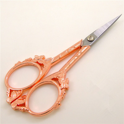 Foarfece de epocă Ațe de cusut țesătură Broderie Acești Artizanat antic Retro Cusătură în cruce Croitor Accesorii pentru ață de foarfecă