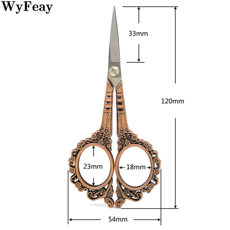 Foarfece de epocă Ațe de cusut țesătură Broderie Acești Artizanat antic Retro Cusătură în cruce Croitor Accesorii pentru ață de foarfecă