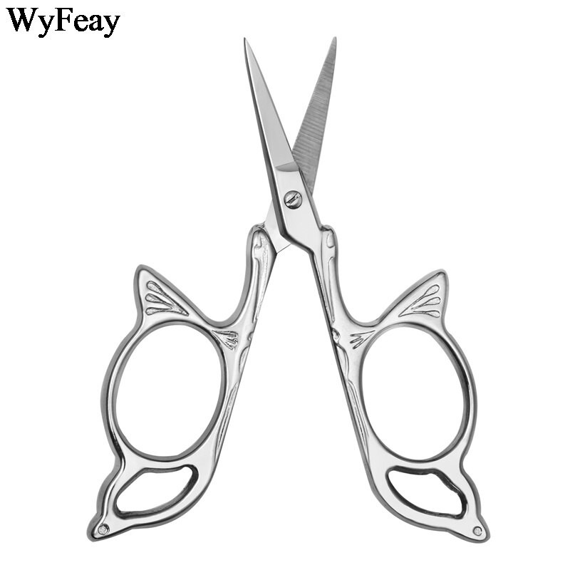 Odolné nožnice z nehrdzavejúcej ocele Vintage Classic, vyšívacie nožnice Motýlie nožnice, rezačky, stylingové nožnice, šitie, krajčírske nožnice, náradie pre domácich majstrov.