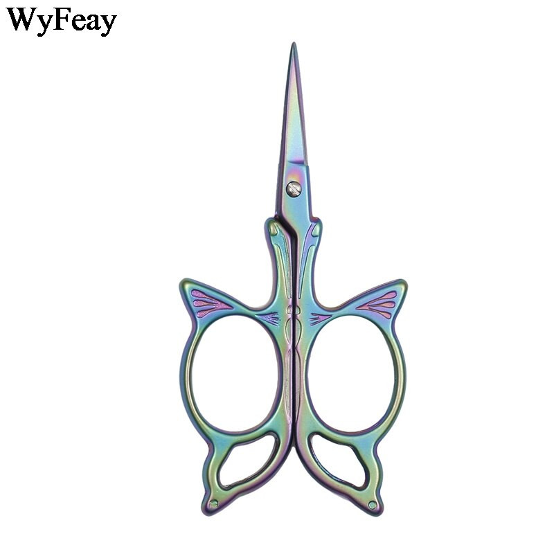 Odolné nožnice z nehrdzavejúcej ocele Vintage Classic, vyšívacie nožnice Motýlie nožnice, rezačky, stylingové nožnice, šitie, krajčírske nožnice, náradie pre domácich majstrov.