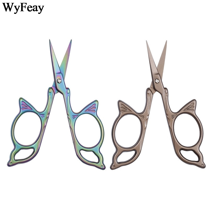 Odolné nožnice z nehrdzavejúcej ocele Vintage Classic, vyšívacie nožnice Motýlie nožnice, rezačky, stylingové nožnice, šitie, krajčírske nožnice, náradie pre domácich majstrov.