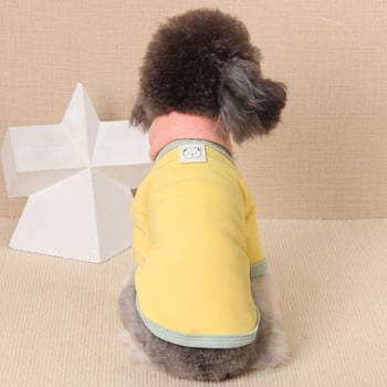 Ρούχα για σκύλους Macaron χρώμα που ταιριάζουν Μικρό σκυλί με μάλλινο κασκόλ Ρούχα δύο ποδιών