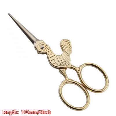 Foarfece retro vintage cu punct de cruce Foarfece de croitorie antică Foarfece mici pentru broderie și cusut Produse pentru foarfece pentru acut