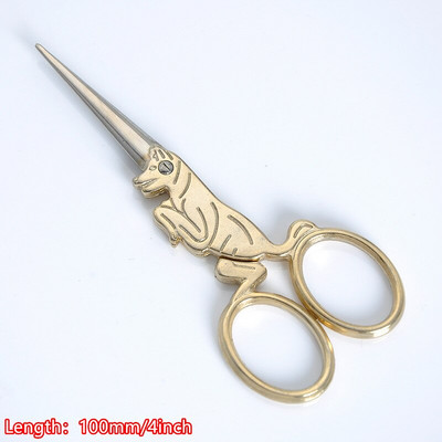 Foarfece retro vintage cu punct de cruce Foarfece de croitorie antică Foarfece mici pentru broderie și cusut Produse pentru foarfece pentru acut