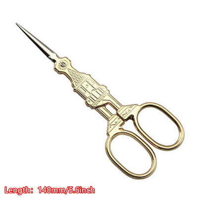 Foarfece retro vintage cu punct de cruce Foarfece de croitorie antică Foarfece mici pentru broderie și cusut Produse pentru foarfece pentru acut