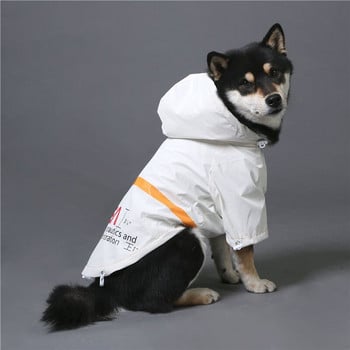 Μπουφάν σκύλου Ρούχα για σκύλους Αδιάβροχο και αδιάβροχο μπουφάν Big Dog Reflective Raincoat Golden Retriever Shiba Inu Shepherd Corgi