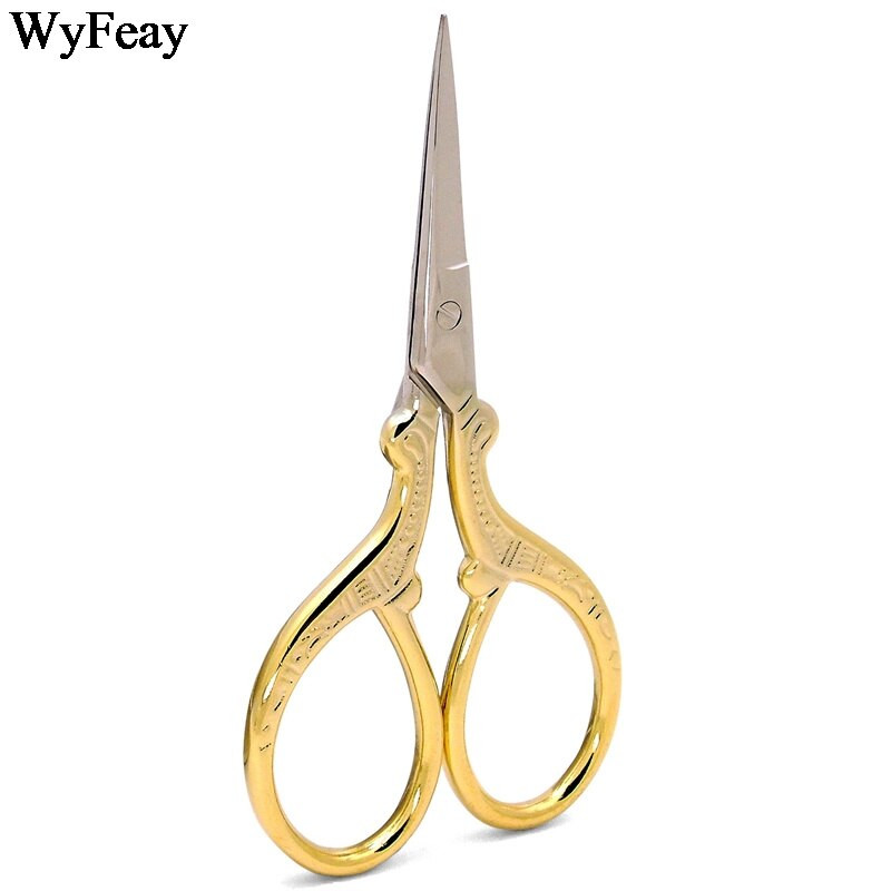 Foarfece vintage Foarfece de croitorie Cusatura de cruce Artizanat european Foarfece de broderie retro Cusut Artizanat Instrument Foarfece de fire