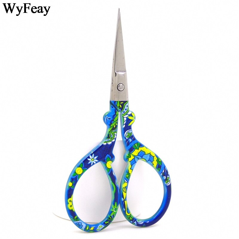 Foarfece vintage Foarfece de croitorie Cusatura de cruce Artizanat european Foarfece de broderie retro Cusut Artizanat Instrument Foarfece de fire