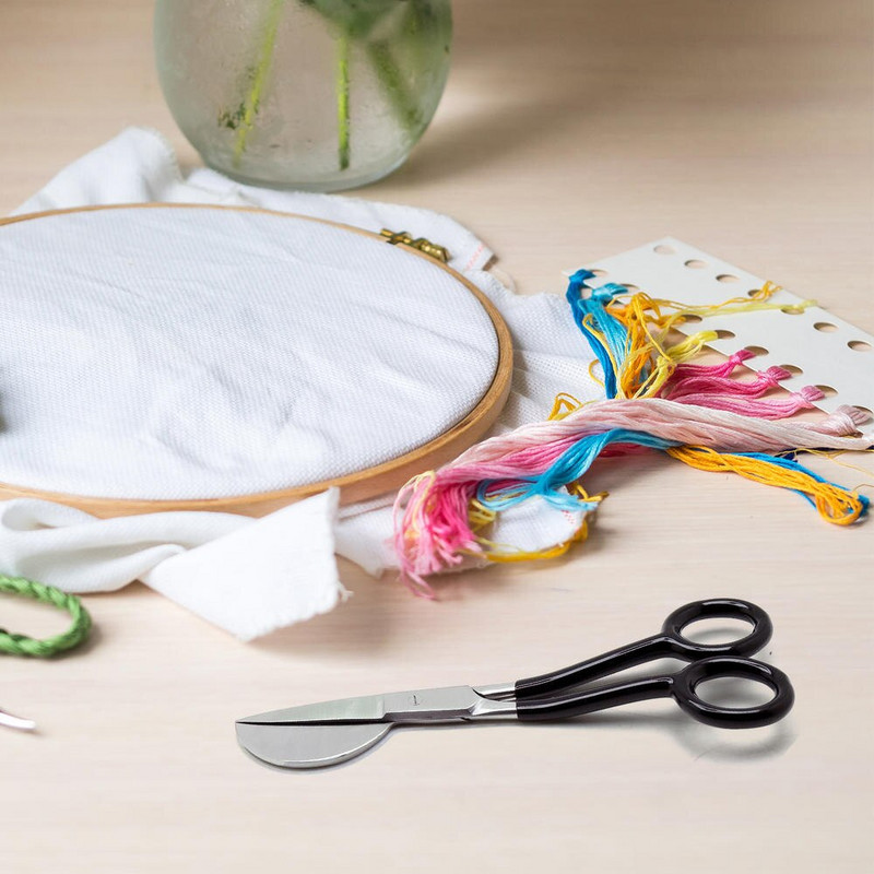 1 tk terav vaibalõikur, käärid, teravad pardnokk-aplikatsioonikäärid, roostevabast terasest õmblemine, tikandid, käärid, lõikekäärid