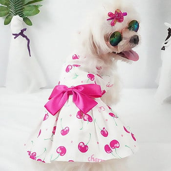 Дрехи за момичета за кучета Дрехи за котки Дрехи за домашни кучета Летни дрехи Лятна рокля за кучета Дрехи за кучета Дрехи за кученца 2022