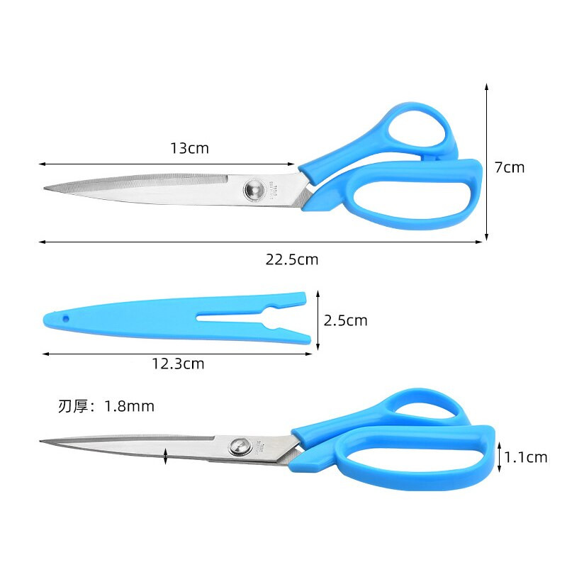 1 tk Õmbluskäärid Pinking Scissor with Protective Cove Õmblustarvikud Kangakäärid Käsitöö Käsitöötarvikud Tööriist