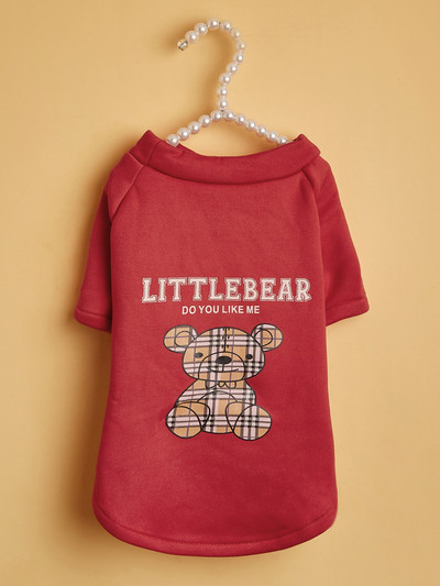 Särk Lemmiklooma T-särk ja koeravest Pehme kutsika Koera riided Lemmikloomarõivad Armas lemmikloomade kampsun väikestele koertele ja kassidele