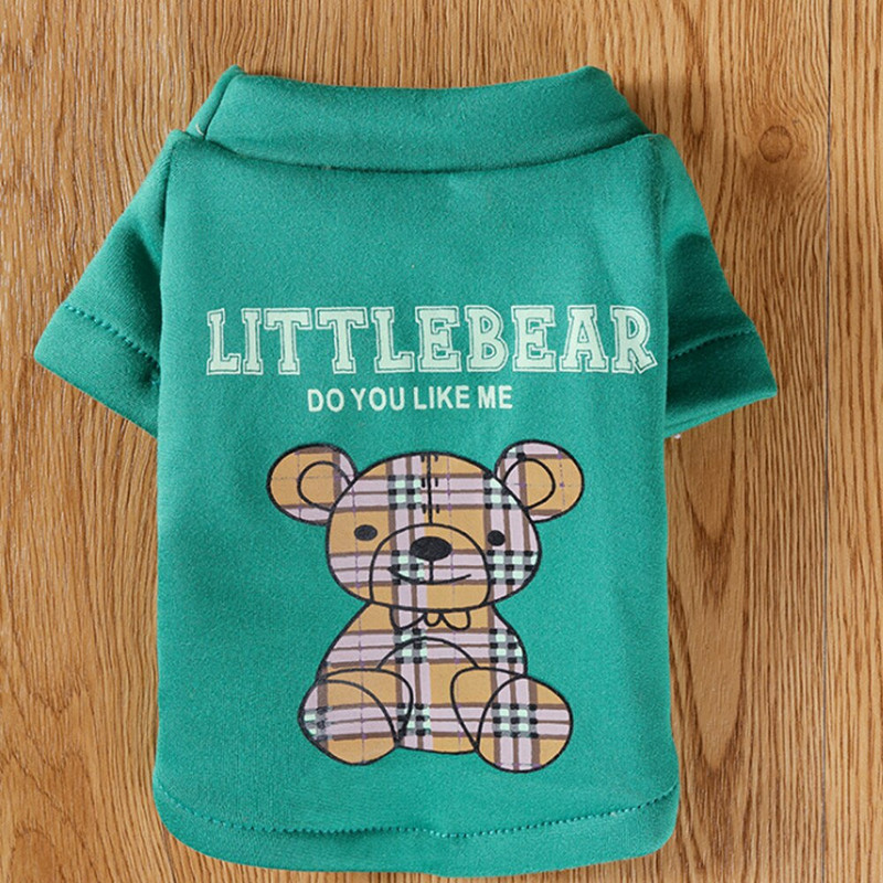 Särk Lemmiklooma T-särk ja koeravest Pehme kutsika Koera riided Lemmikloomarõivad Armas lemmikloomade kampsun väikestele koertele ja kassidele