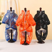 Palton de iarnă căptușit din bumbac și fleece pentru câine de talie mică, cu patru picioare.