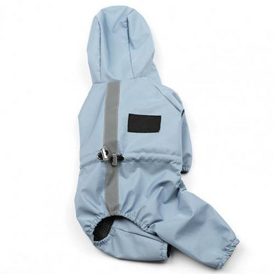 S/M/L/XL/XXL koera vihmamantel Veekindel neljajalgsed kapuutsiga riided soojad lemmikloomatarbed sügistalveks