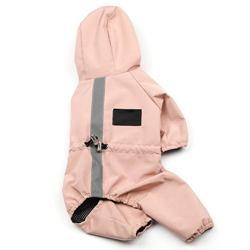 S/M/L/XL/XXL Pelernă de ploaie pentru câini Impermeabil Haine cu glugă cu patru picioare Articole calde pentru animale de companie pentru toamna iarnă