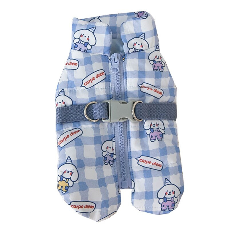 Toamna și iarna vestă în aer liber câinii mici și mijlocii pot trage haine căptușite din bumbac haine pentru animale de companie