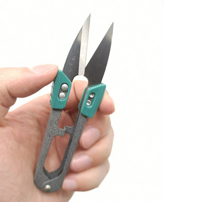 Foarfece U.Yarn Anti-alunecare Tăiere cu cataramă Ață de cusut Foarfece DIY Broderie cu punct de cruce Croitorie pentru Materiale de țesături Lucrări de ac