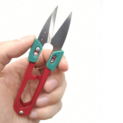 Foarfece U.Yarn Anti-alunecare Tăiere cu cataramă Ață de cusut Foarfece DIY Broderie cu punct de cruce Croitorie pentru Materiale de țesături Lucrări de ac