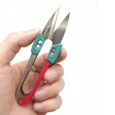 Foarfece U.Yarn Anti-alunecare Tăiere cu cataramă Ață de cusut Foarfece DIY Broderie cu punct de cruce Croitorie pentru Materiale de țesături Lucrări de ac