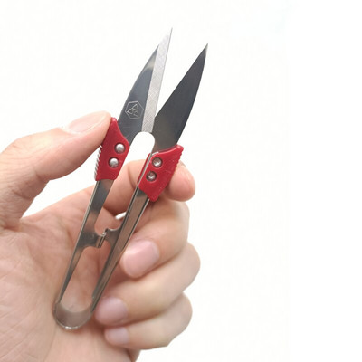 Foarfece U.Yarn Anti-alunecare Tăiere cu cataramă Ață de cusut Foarfece DIY Broderie cu punct de cruce Croitorie pentru Materiale de țesături Lucrări de ac