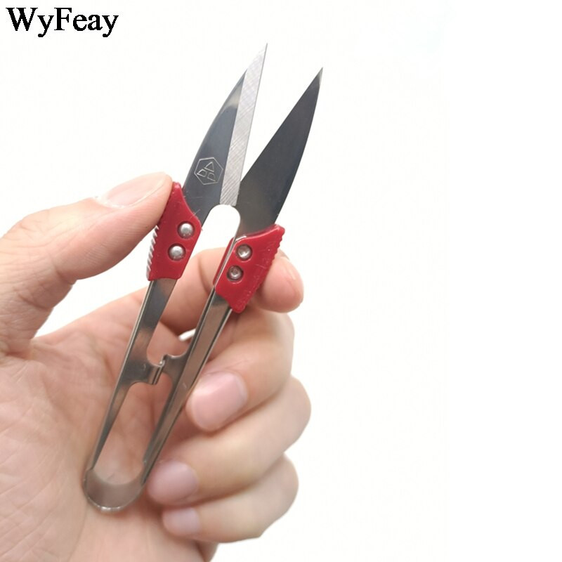 Foarfece U.Yarn Anti-alunecare Tăiere cu cataramă Ață de cusut Foarfece DIY Broderie cu punct de cruce Croitorie pentru Materiale de țesături Lucrări de ac