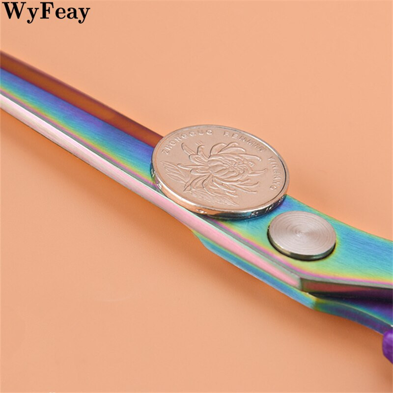 Fialové krajčírske nožnice na rezanie látok, nite, vyšívanie, nehrdzavejúca oceľ, remeslá, šijacie nástroje, remeslá, krajčírstvo