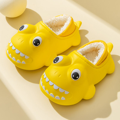 Kasdienės vaikiškos šlepetės su pūkiniu pamušalu – trijų spalvų