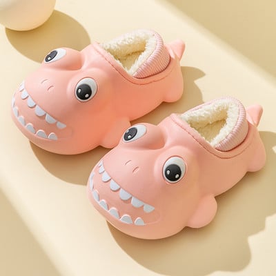 Kasdienės vaikiškos šlepetės su pūkiniu pamušalu – trijų spalvų