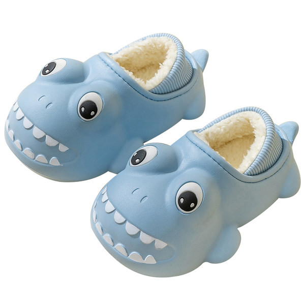 Kasdienės vaikiškos šlepetės su pūkiniu pamušalu – trijų spalvų