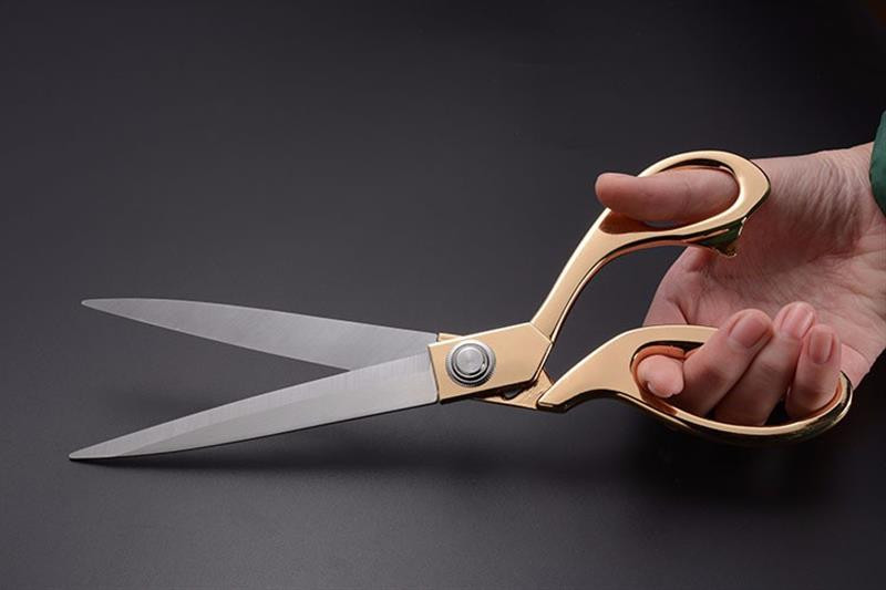 Foarfece de cusut profesionale Foarfece de croitorie pentru taiere cu ac de tesaturi Foarfece de croitorie rafinate din otel inoxidabil