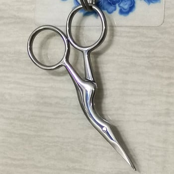 1 τεμ 9,4 cm Mini Crane Vintage Scissors Extra Small κέντημα από ανοξείδωτο ατσάλι Ψαλίδι μουστάκι Κόψιμο φορητό ψαλίδι ανδρικό γένια