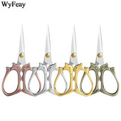 Vintage ψαλίδι από ανοξείδωτο ατσάλι Floral κεντήματα ραψίματος ψαλίδι κοντό κόφτης ανθεκτικό ραπτικό ψαλίδι υφάσματα χειροτεχνίας