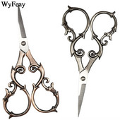 Retro stiilis käärid antiikne lõikamine tikkimisniit ristpistes õmblemine vanaaegne roostevabast terasest käärid näputöö käärid