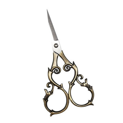 Retro stiilis käärid antiikne lõikamine tikkimisniit ristpistes õmblemine vanaaegne roostevabast terasest käärid näputöö käärid