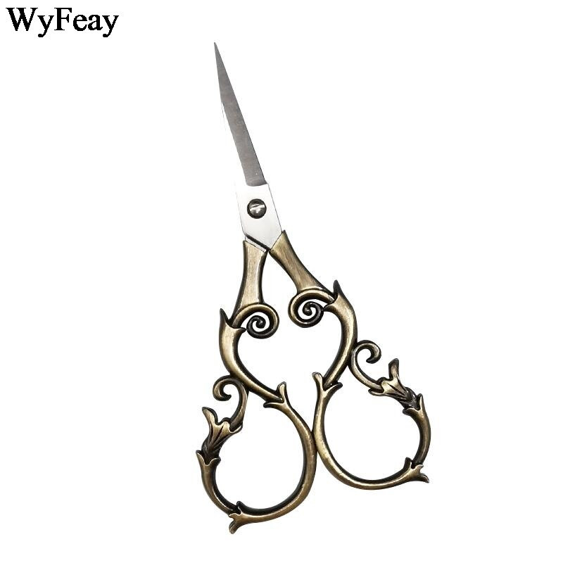 Retro stiilis käärid antiikne lõikamine tikkimisniit ristpistes õmblemine vanaaegne roostevabast terasest käärid näputöö käärid