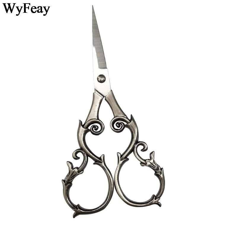 Retro stiilis käärid antiikne lõikamine tikkimisniit ristpistes õmblemine vanaaegne roostevabast terasest käärid näputöö käärid