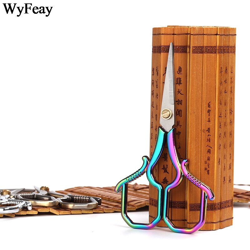 Foarfecă de cusut profesională din oțel inoxidabil Foarfece de broderie pentru țesături vintage Foarfece de croitorie Foarfece pentru fire de ață