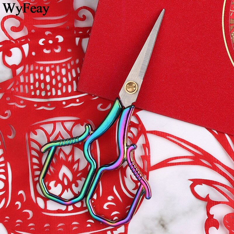 Foarfecă de cusut profesională din oțel inoxidabil Foarfece de broderie pentru țesături vintage Foarfece de croitorie Foarfece pentru fire de ață