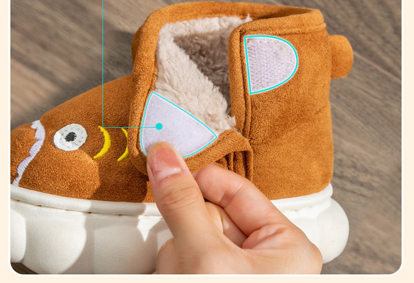 Papuci calzi pentru baieti cu petice velcro