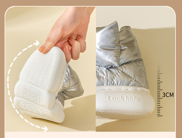 Dječje ležerne čizme s grubim potplatom za djevojčice